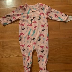 Baby Girl Zipper Footie Pajamas - 2 Pack